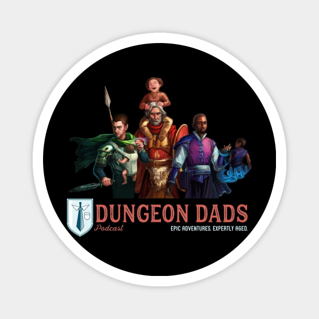 Dungeon Dads Group Portrait Magnet by dungeondads